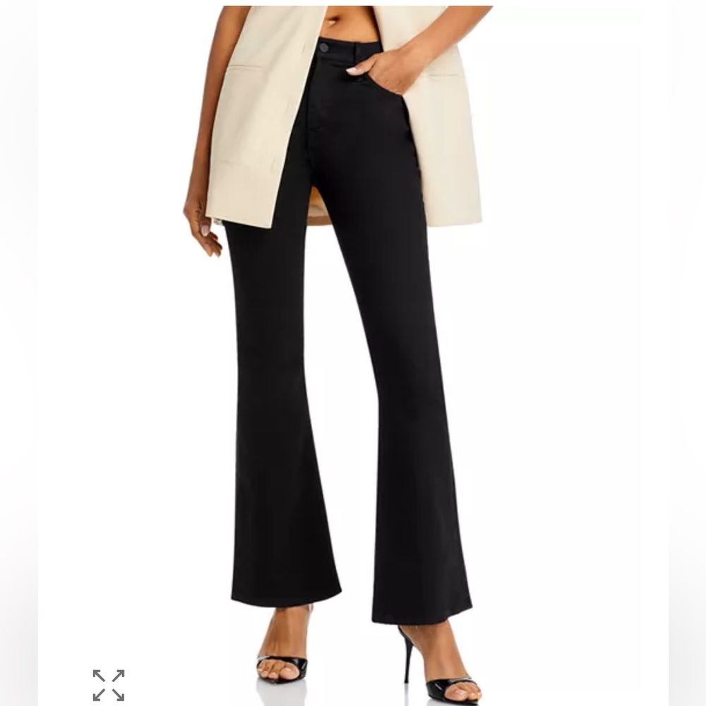 NWT Mother The Weekender High Rise Flare Jeans in Pitch size 24